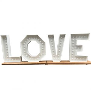 Love LED lettres géantes SC EVENT