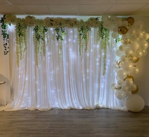 rideau blanc lycra LED SC EVENT